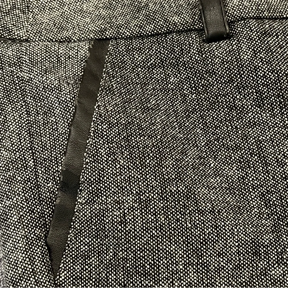 Dahlia wool blend black Heather lined pants  belts loops pockets woman’s 6P - Picture 12 of 15